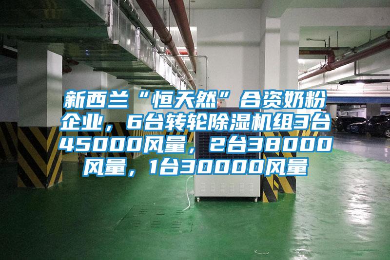 新西蘭“恒天然”合資奶粉企業(yè)，6臺轉(zhuǎn)輪除濕機組3臺45000風(fēng)量，2臺38000風(fēng)量，1臺30000風(fēng)量