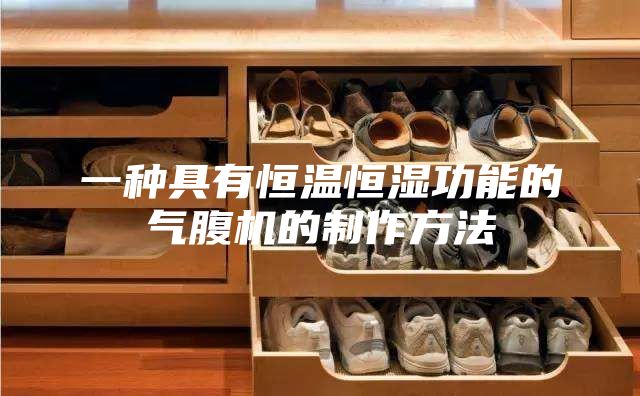 一種具有恒溫恒濕功能的氣腹機(jī)的制作方法