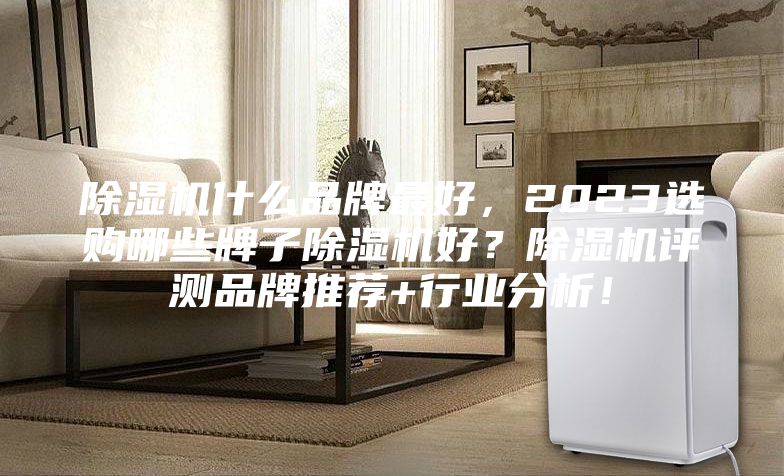 除濕機什么品牌最好，2023選購哪些牌子除濕機好？除濕機評測品牌推薦+行業分析！