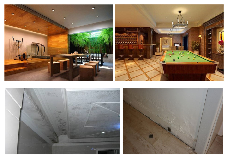 裝備防霾中央新風除濕機,不懼別墅地下室潮濕問題