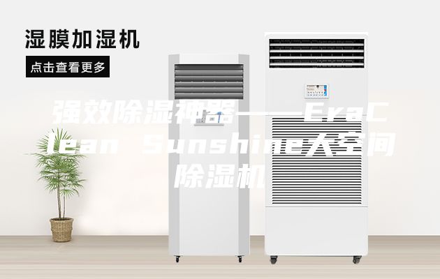 強(qiáng)效除濕神器――EraClean Sunshine大空間除濕機(jī)
