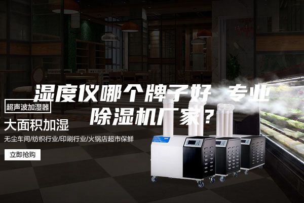 濕度儀哪個牌子好 專業除濕機廠家？