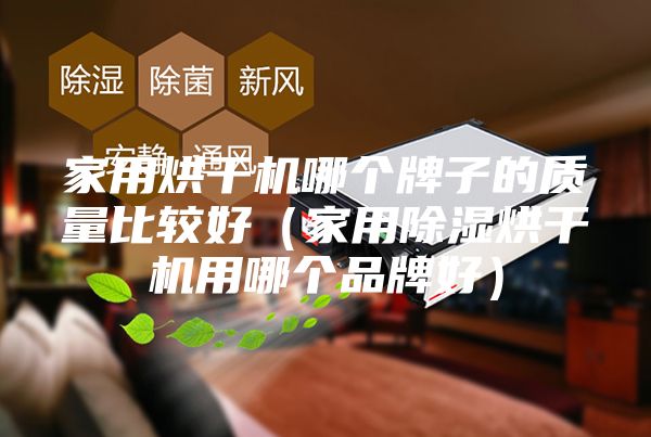 家用烘干機(jī)哪個(gè)牌子的質(zhì)量比較好（家用除濕烘干機(jī)用哪個(gè)品牌好）