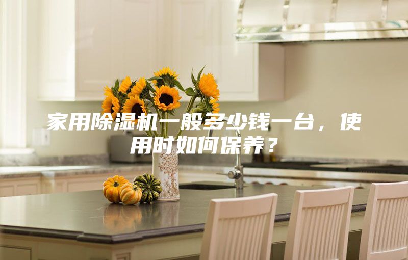 家用除濕機一般多少錢一臺，使用時如何保養？