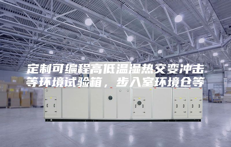 定制可編程高低溫濕熱交變沖擊等環境試驗箱，步入室環境倉等