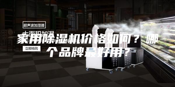 家用除濕機(jī)價格如何？哪個品牌最好用？