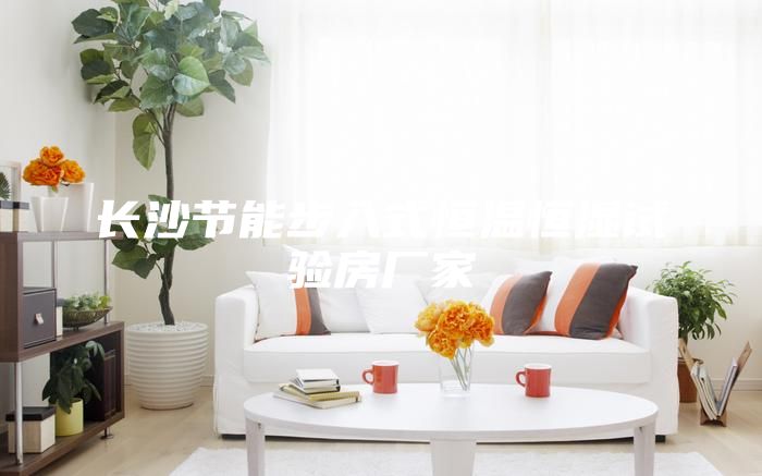 長沙節能步入式恒溫恒濕試驗房廠家