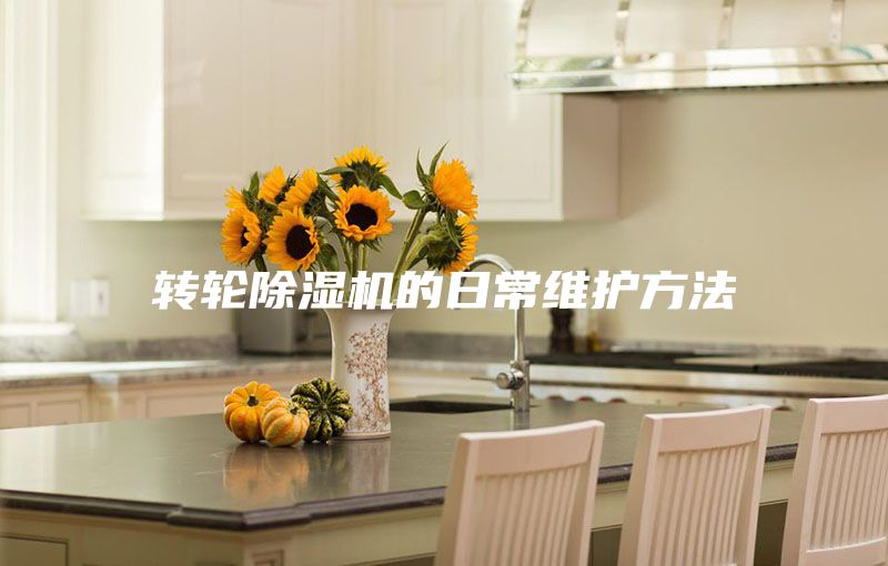 轉輪除濕機的日常維護方法