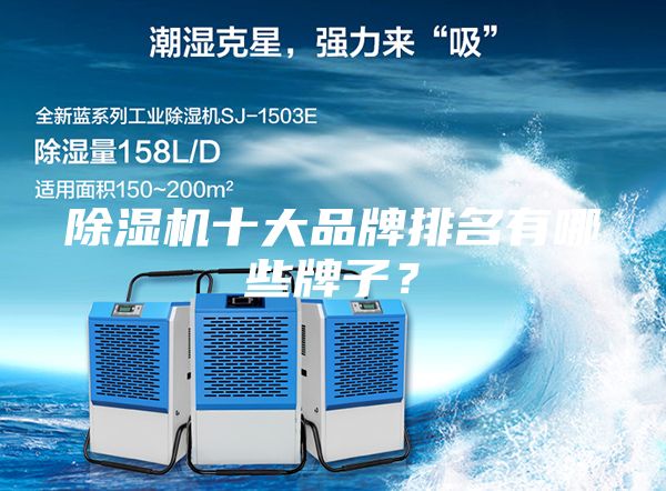 除濕機十大品牌排名有哪些牌子？