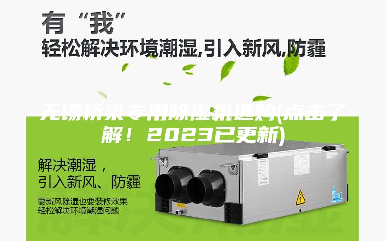 無錫橋梁專用除濕機選購(點擊了解！2023已更新)