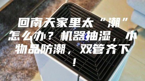 回南天家里太“潮”怎么辦？機器抽濕，小物品防潮，雙管齊下！