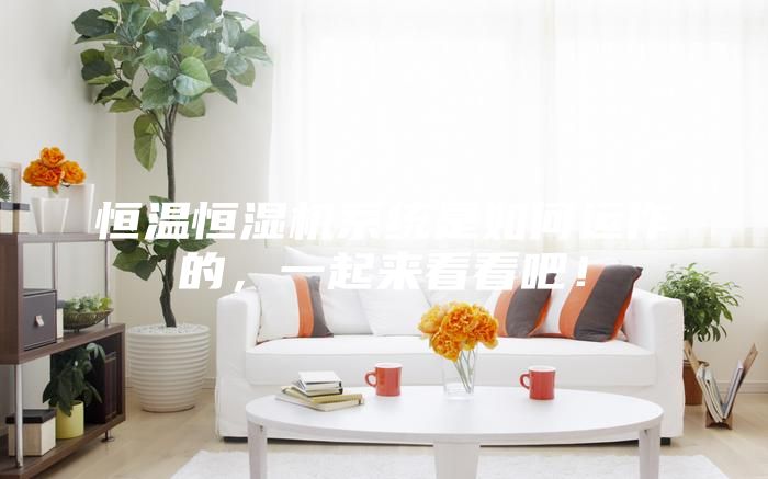 恒溫恒濕機系統(tǒng)是如何運作的,一起來看看吧!