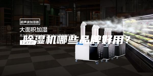 除濕機哪些品牌好用？