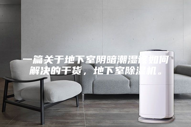 一篇關于地下室陰暗潮濕該如何解決的干貨，地下室除濕機。