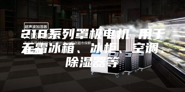 218系列罩極電機 用于無霜冰箱、冰柜、空調、除濕器等