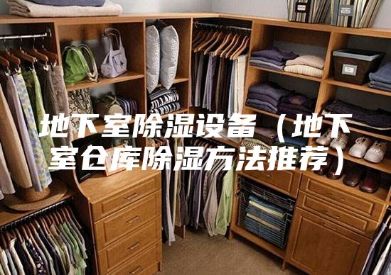 地下室除濕設備（地下室倉庫除濕方法推薦）