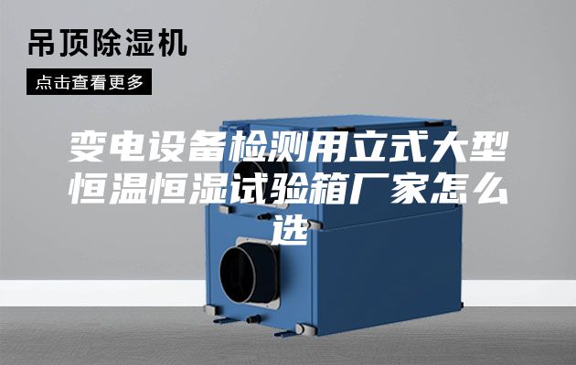 變電設(shè)備檢測(cè)用立式大型恒溫恒濕試驗(yàn)箱廠家怎么選